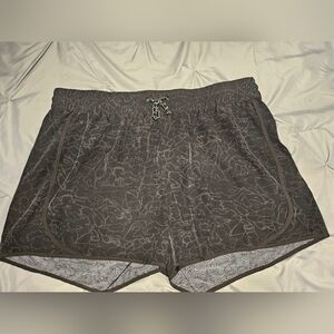 Warehouse Black Patterned Women's Athletic Shorts